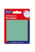 KRAF YAPISKANLI NOT KAGIDI 76X76 50 YP.SEFFAF YESI - 1