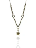 Yıldız Sallantılı Spot Gurmet Doch Zincir 14 Ayar Altın Kolye thumbnail 1