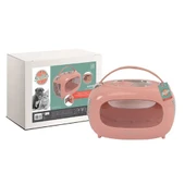M-Pets Sixties Classic Kedi ve Küçük Irk Köpek Taşıma Çantası Pembe 48x29x30 Cm - 1