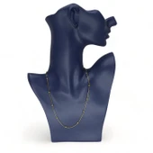 Gökyüzü İncisi Toplu Kadın Genç Kolye Sarı 45 cm thumbnail 1