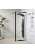 Sam Banyo Sam hazar Siyah Anti Finger Duş paneli, Masajlı Duş - 1