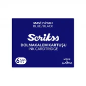 Scrikss Dolma Kalem Kartuşu 6 Lı - 8