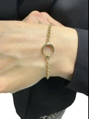 Ayyıldız Taşsız Günlük Doch Zincir Altın Bileklik thumbnail 2