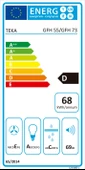 TEKA GFH 73 GÖMÜLEBİLİR İNOX 73 CM. ANKASTRE ASPİRATÖR - 6