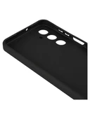 Samsung Galaxy A26 Kılıf Kamera Korumalı Esnek Mat Renkli Standart Siyah Silikon Kapak thumbnail 2