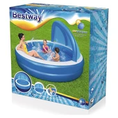 BESTWAY HAVUZ YUVARLAK GÖLGELİKLİ 241X140CM KZLBW54337 4125 - 5