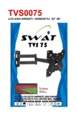 TT Technic Swat Tvs 75 39'' 49 '' Hareketli Çift Kollu Tv Askı Aparatı - 1