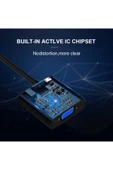 Dolia Hdmı To Vga Dönüştürücü Monitor Tv Projektör 3.5mm Jack Girişli Kısa Kablo - 2
