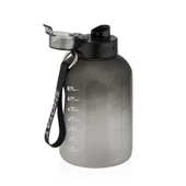 Shotay Colorful Su Matarası Tritan Siyah 1500Ml - 2