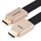 Philips SWV8100/93 High Speed 18Gbps 8K Ultra HD 3D HDR10+ 1.5 Metre HDMI 2.0 Yassı Örgülü Kablo - 2