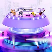 iClever Kedi Kulaklı Led Işıklı Güvenli Ses Sınırlı 45 Saat Oynatma Süreli Bluetooth Çocuk Kulaklığı Mor - 7