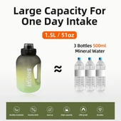 Shotay Colorful Su Matarası Tritan Yeşil 1500Ml - 3