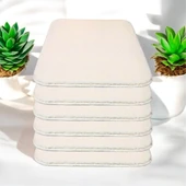 My Evilla Kaymaz Sandalye Minderi 6'lı 40x40 Krem - 3