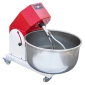 35 Kg  Hamur Yoğurma Makinesi Paslanmaz Devrilir Çıkar Kazan 0,55 Kw 25 Kg Un 35 Kg Hamur thumbnail 1