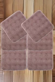 My Evilla Bubble Kaymaz Sandalye Minderi 6'lı 40x40 Pembe - 1