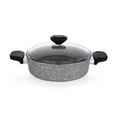 Schafer Etna Yanmaz Yapışmaz Tencere Seti 7 Parça-Gri - 5