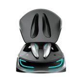Rampage Clutch T01 Siyah/Gümüş 4 Mikrofonlu ENC+ANC Oyuncu Bluetooth V5.3 TWS Gerçek Kablosuz Kulakl - 3