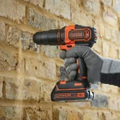 Black&Decker BDCHD18BAFC-QW 18V 1.5 Ah Çift Akülü Darbeli Matkap (80 Parça Aksesuar Hediyeli) - 5