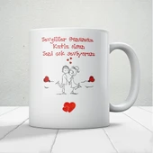 Sevgililer Günümüz Kutlu Olsun Baskılı Kupa Bardak Mod11 thumbnail 1