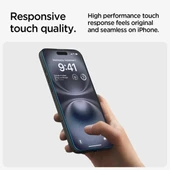 Spigen iPhone 15 Plus Temperli [GlasTR EZ FIT] Cam Ekran Koruyucu - 4