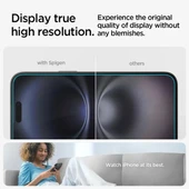 Spigen iPhone 15 Plus Temperli [GlasTR EZ FIT] Cam Ekran Koruyucu - 3