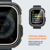 Spigen Tough Armor Tam Kapsama Apple Watch Cam Ekran Koruyucu - 5