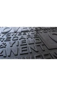 Renkli Duvarlar 70cm x 70cm 1 Adet  Yapışkanlı Kahve Köşesi Mutfak Kafe Model Sünger Duvar Paneli Kağıdı NW145 - 3