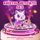 iClever Kedi Kulaklı Led Işıklı Güvenli Ses Sınırlı 60 Saat Oynatma Süreli Bluetooth Çocuk Kulaklığı Pembe - 8