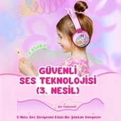 iClever Kedi Kulaklı Led Işıklı Güvenli Ses Sınırlı 60 Saat Oynatma Süreli Bluetooth Çocuk Kulaklığı Pembe - 5