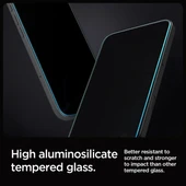 Spigen Temperli Cam Ekran Koruyucu [GlasTR EZ FIT - Privacy] iPhone 15 Plus - 3