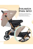 4 Baby Çift Yönlü Travel Sistem Bebek Arabası Ayak Örtüsü Hediye Ilkadım Bebe - 5