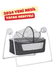 Moda bebek 2024 Yeni Nesil  Elektrikli Otomatik Sallanır Beşik Yatak Hediyeli - 1