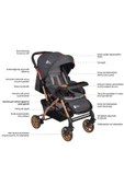 4 Baby Çift Yönlü Bebek Arabası Yağmurluk+ayak Örtüsü+ 2 Yıl Garanti Ilk Adım Bebe - 5