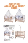 Yeni Doğan Çeyiz Seti Bebek Arabası + Anne Yanı Beşik + Yürüteç +Mama Sandalyesi + ANA DİZİ - 3