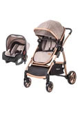 Babycare Vivo Travel Sistem Bebek Arabası Kahve - 1