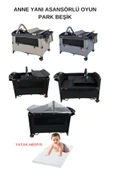 Yeni Doğan Çeyiz Seti Kabin boy Bebek Arabası+Puset+Park Beşik+Salıncak+Yürüteç+Oyun Halısı - 2