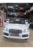 Audi Q-Suv! 12V, Uzaktan Kumandali, Çift Motor, Bluetooth ile Müzik Keyfi, Deri Koltuk - 1