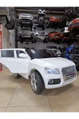Audi Q-Suv! 12V, Uzaktan Kumandali, Çift Motor, Bluetooth ile Müzik Keyfi, Deri Koltuk - 8