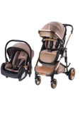 Bc 440 Colorado Chrome Travel Sistem Bebek Arabası Kahve - 1