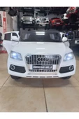 Audi Q-Suv! 12V, Uzaktan Kumandali, Çift Motor, Bluetooth ile Müzik Keyfi, Deri Koltuk - 3
