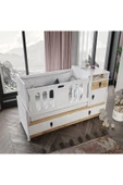 Afilli Rose Büyüyen Bebek Odası Takımı Safir Meşe Beyaz - 5