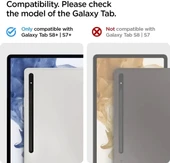 Spigen Rugged Armor Pro Galaxy Tab S8 Plus / S7 Plus Kalem Tutuculu Kılıf - Siyah - 2