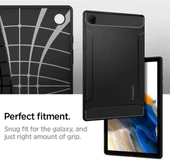 Spigen Rugged Armor Galaxy Tab A8 10.5 İnç Kılıf - Matte Black - 6