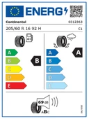 Continental 205/60R16 92H FR UltraContact Oto Yaz Lastiği (Üretim Yılıi: 2024) thumbnail 2