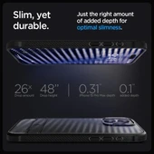 Spigen iPhone 15 Pro Max Manyetik Rugged Armor MagFit Kılıf - Matte Black - 6