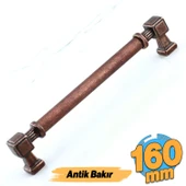 Talas Çizgili Antik Bakır Metal Kulp 160 mm 16 cm Mobilya Çekmece Mutfak Dolabı Dolap Kulpları Kulbu Kulpu thumbnail 1