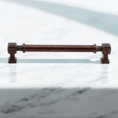 Talas Çizgili Antik Bakır Metal Kulp 160 mm 16 cm Mobilya Çekmece Mutfak Dolabı Dolap Kulpları Kulbu Kulpu thumbnail 2