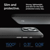 Spigen iPhone 15 Pro Magnetic Enzo Aramid  Kılıf Matte Black - 6
