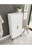 Afilli Viyana 2 Kapaklı Banyo Dolabı Çok Amaçlı Tamamı Mdf Beyaz - 2