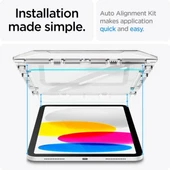 Spigen iPad 10. Nesil 10.9 inch [GlasTR EZ Fit] Tamperli Cam Ekran Koruyucu - 3